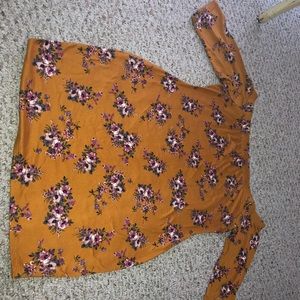 Off the shoulder dress